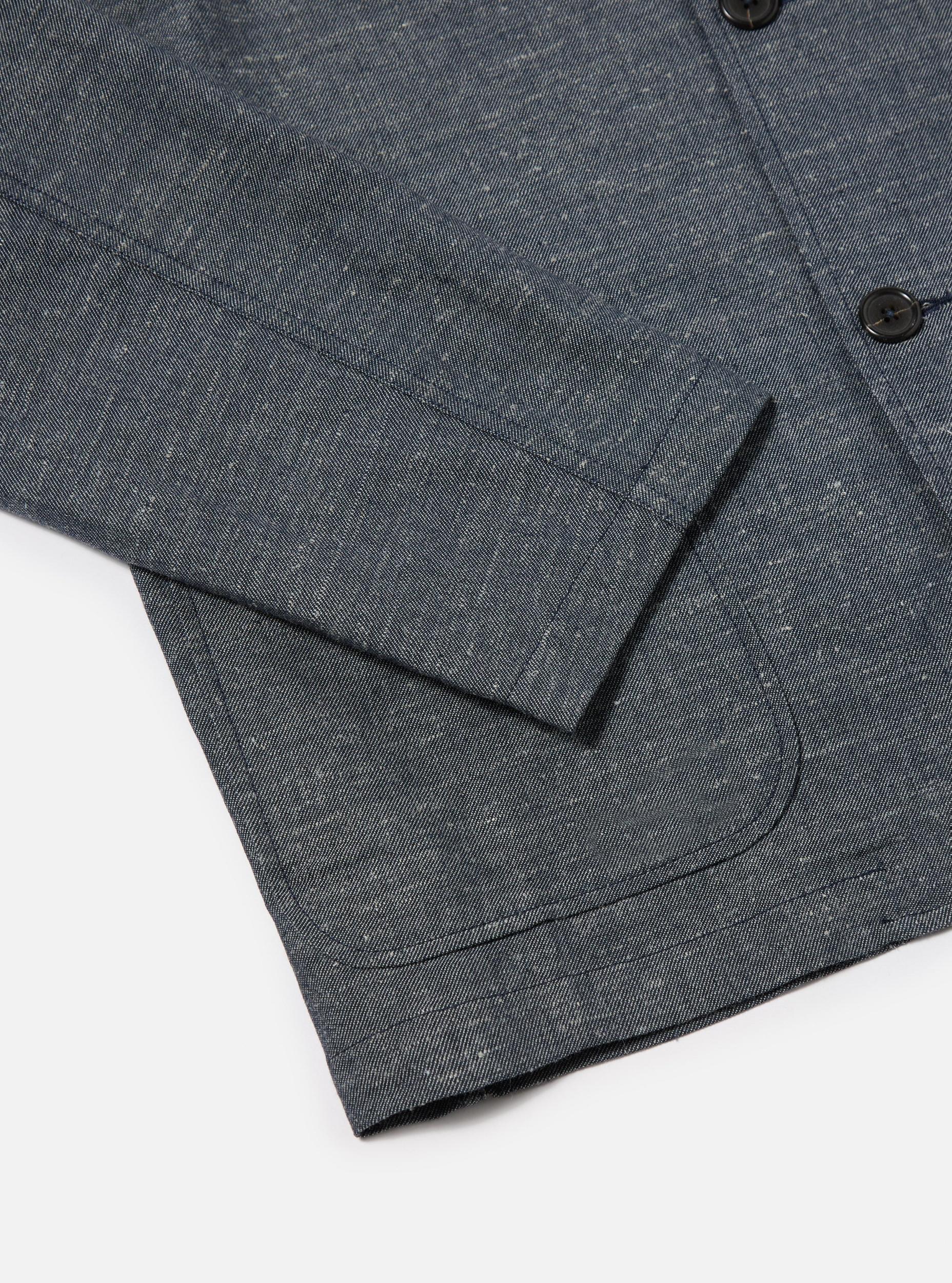 Denim Lord Cotton Linen Three Button Jacket Product Image