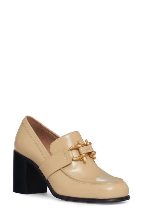 Monsieur Calfskin Leather Bit Pumps Product Image