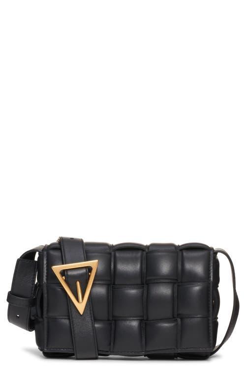 Womens The Cassette Padded Leather Crossbody Bag Product Image