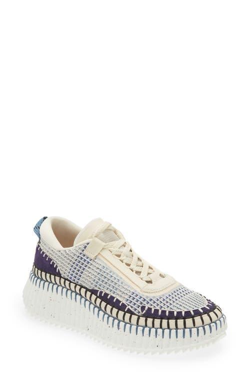 Womens Nama Mixed Media Platform Sneakers Product Image
