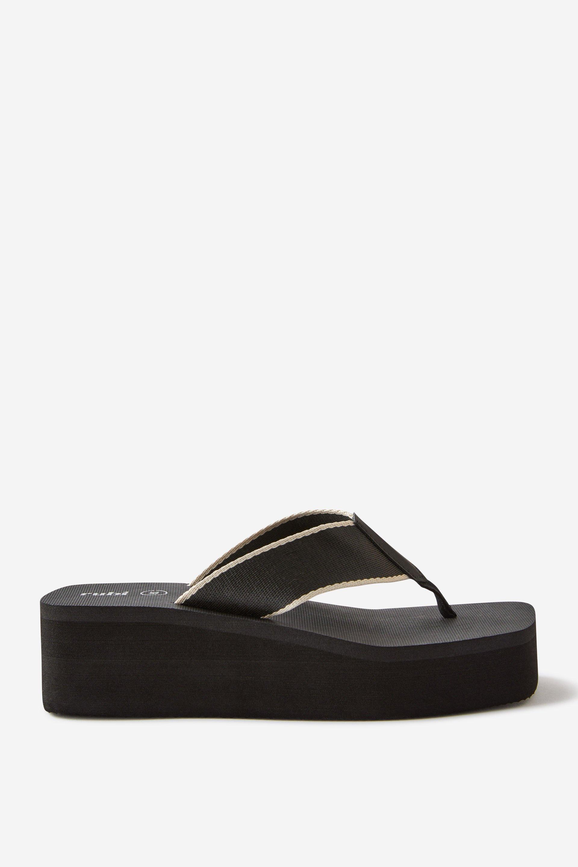 Square Toe Wedge Flip Flop Product Image