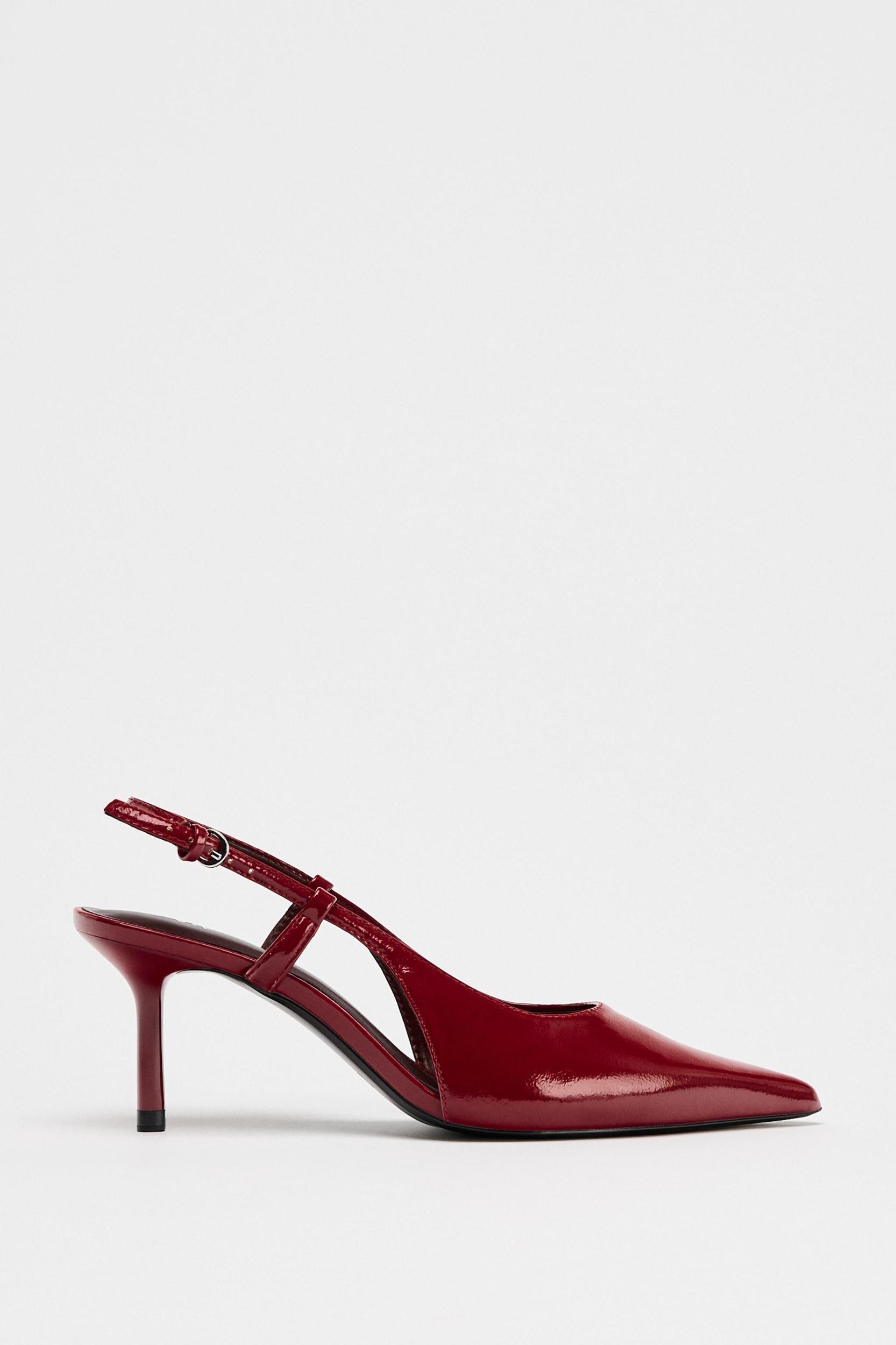 PATENT LEATHER SLINGBACK PUMPS Product Image