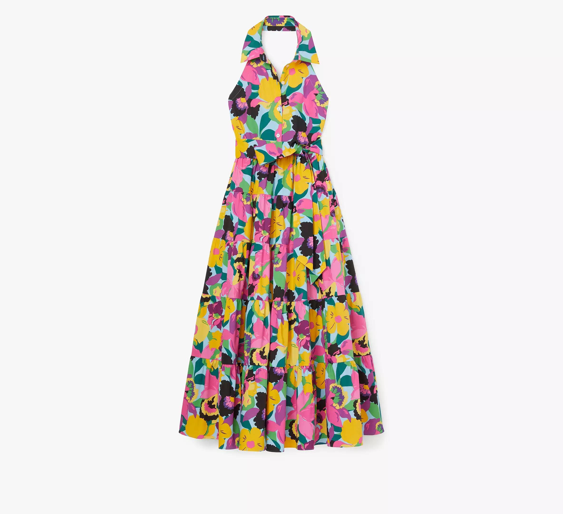 Orchid Bloom Halter Dress Product Image
