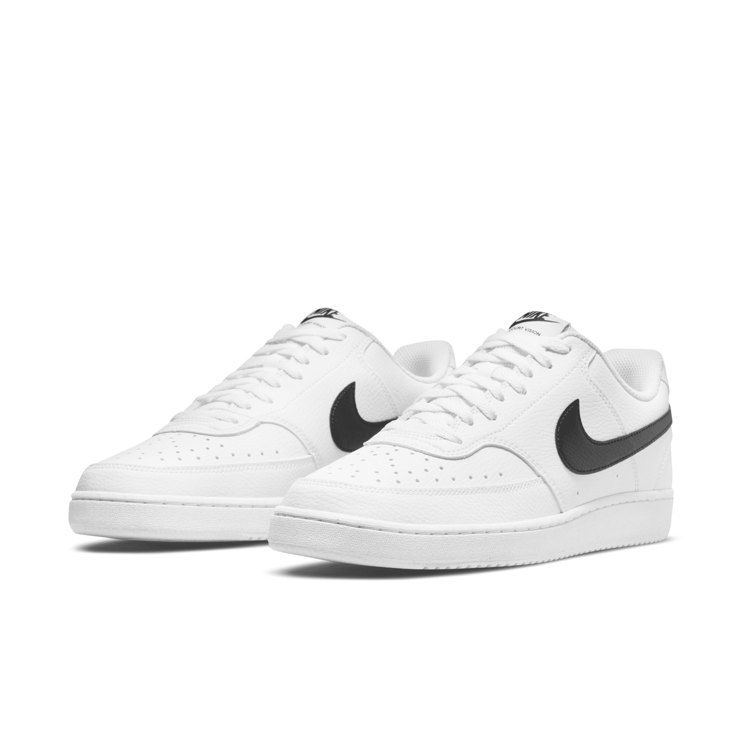 Nike Court Vision Next Nature Men's Low-Top Shoes, Size: 12, White Black White Product Image