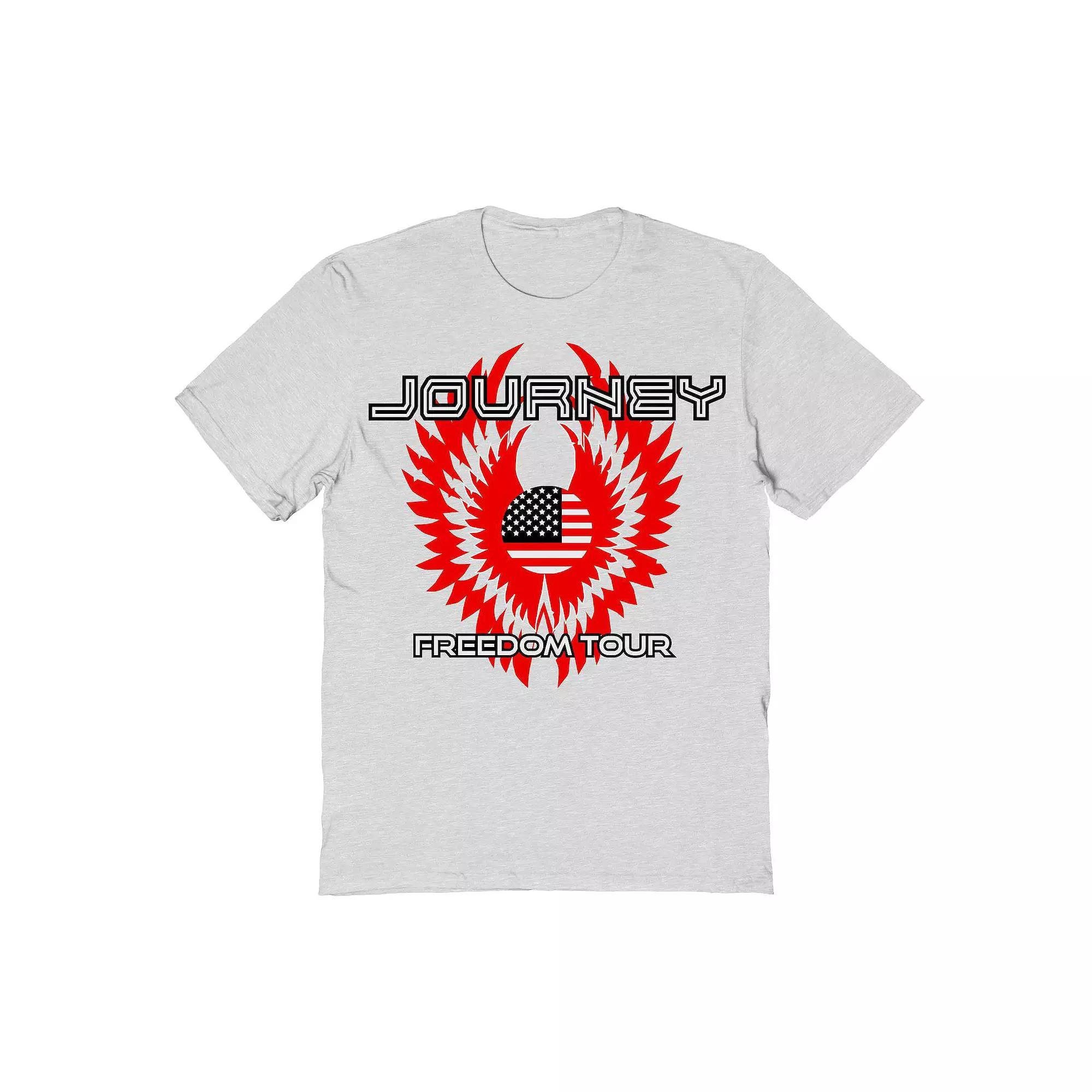 Men's Freedom Tour America Journey Graphic Tee, Size: Small, Ash Gray Product Image
