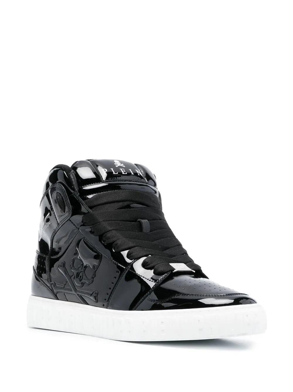 Super Street Skull Bones hi-top sneakers Product Image