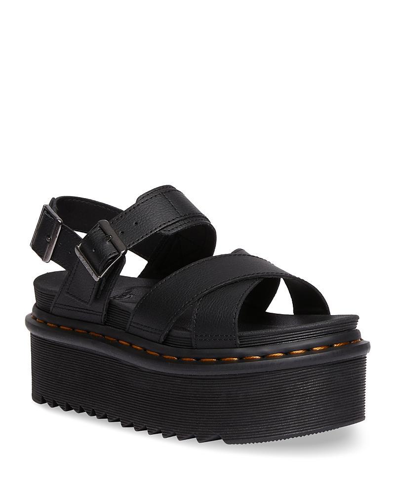 Voss II Athena Leather Strap Platform Sandals Product Image