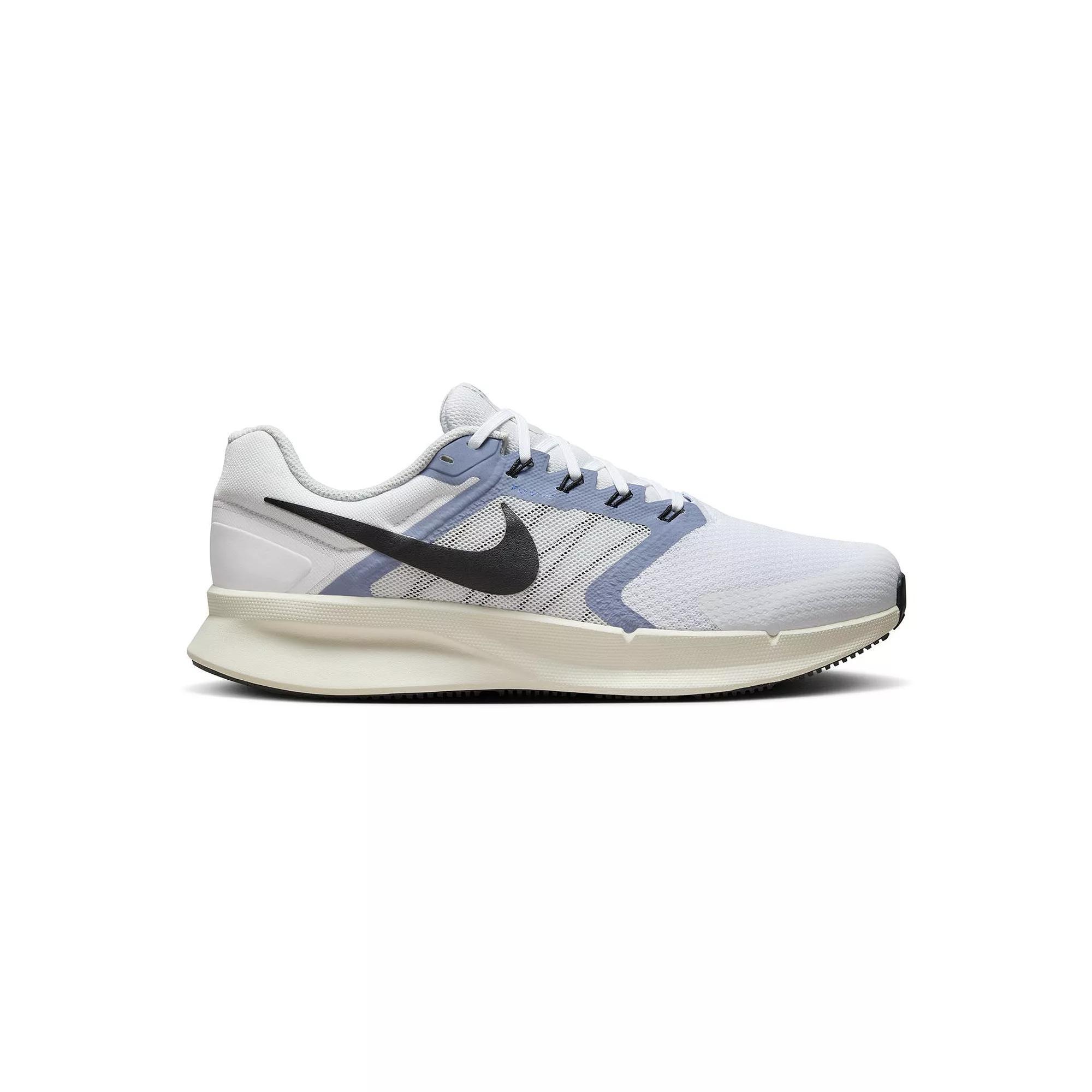Nike Run Swift 3 Men's Road Running Shoes, Size: 14, White Black Slate Product Image