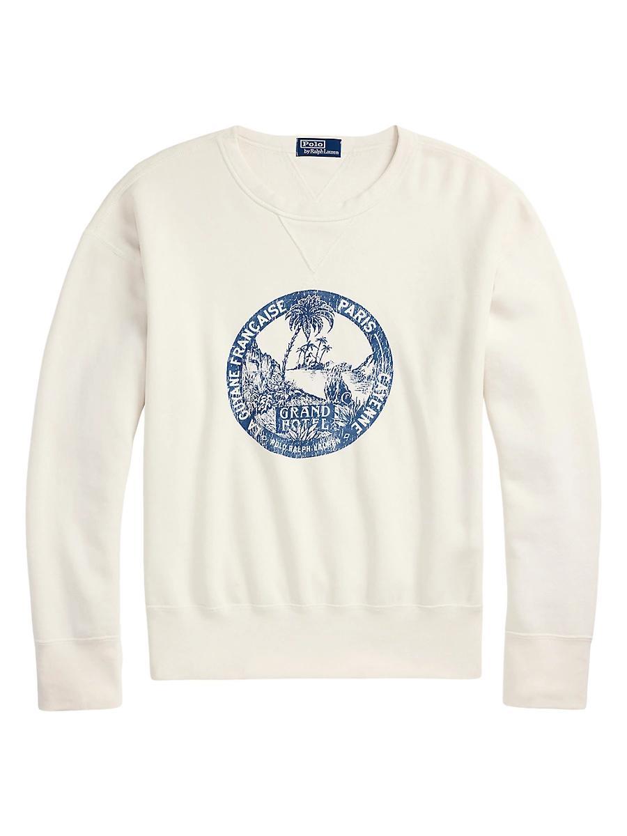 Mens Graphic Crewneck Sweatshirt Product Image