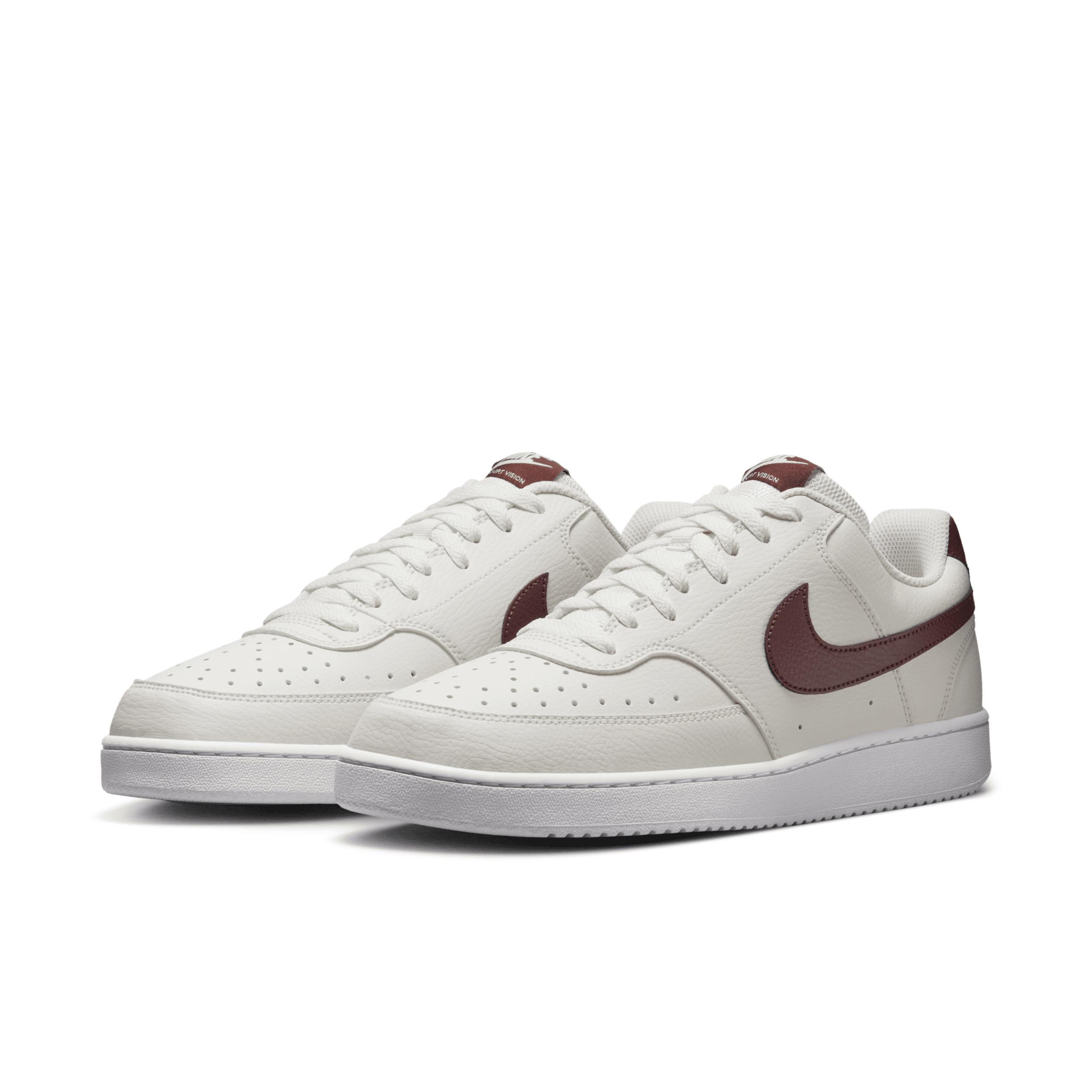 Nike Court Vision Next Nature Men's Low-Top Shoes, Women's, Size: 7.5, Sail Dark Pony White Product Image