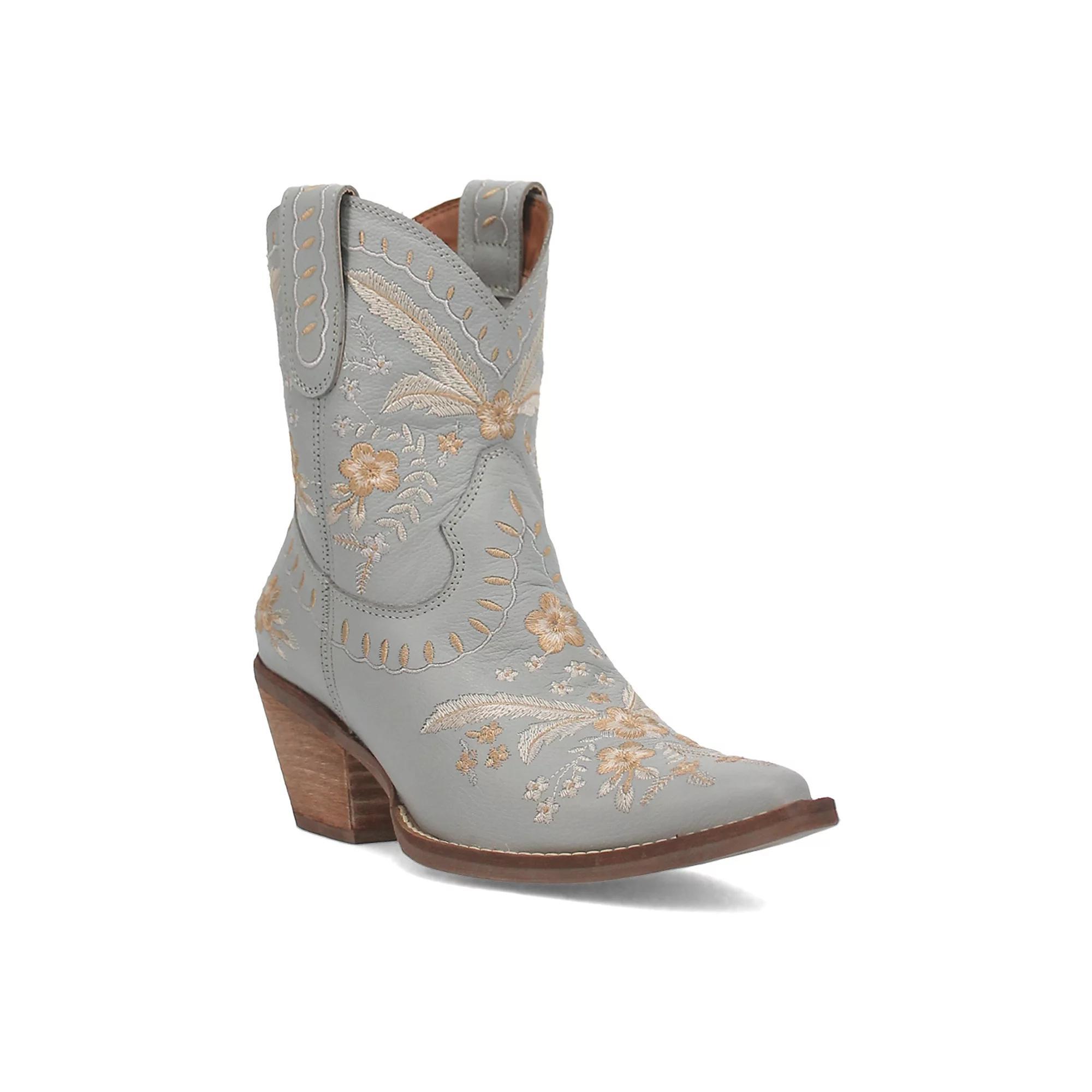 Dingo Primrose Women's Leather Western Boots, Size: 10, Blue Product Image