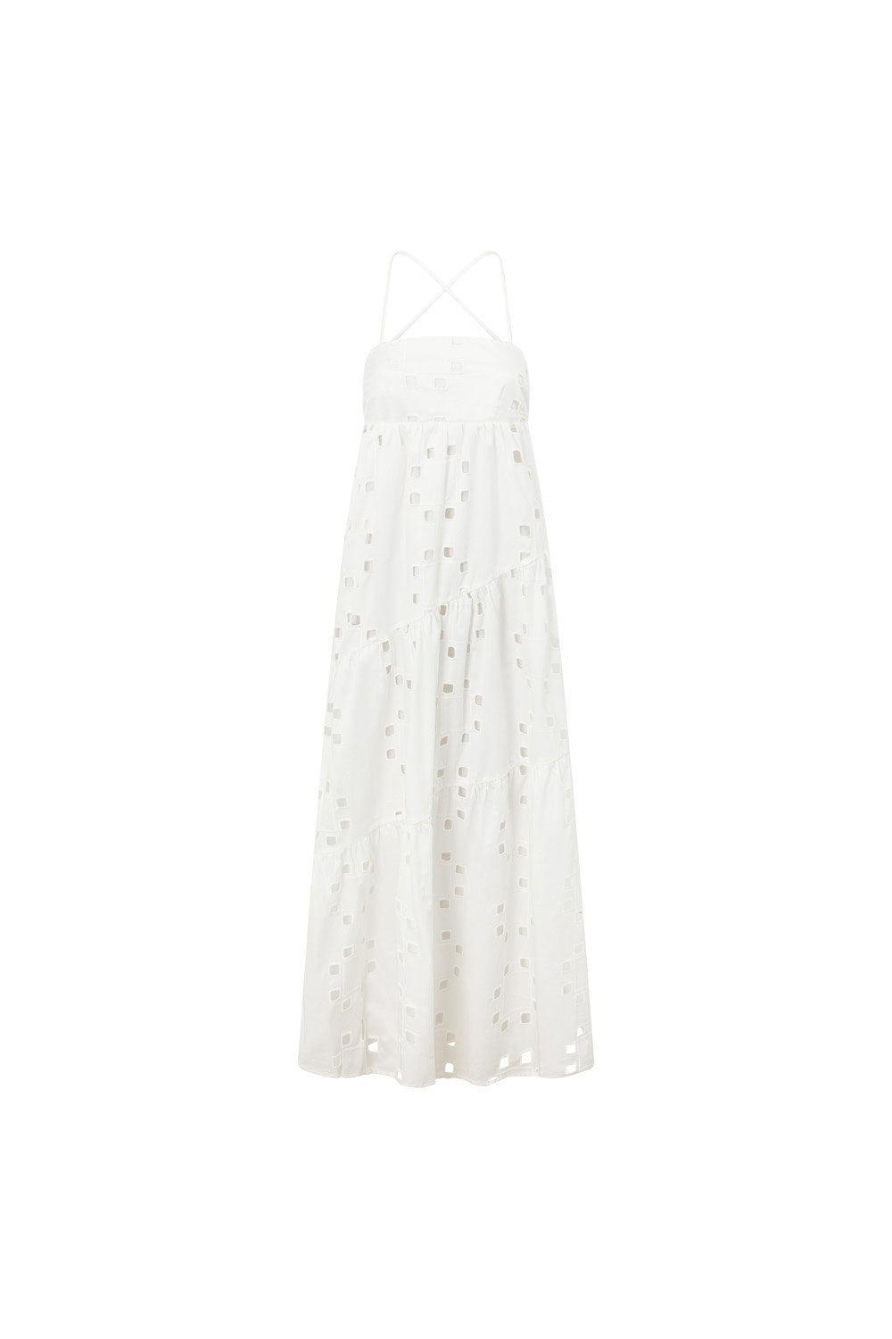 Backless Giselle Dress - Cutwork Product Image