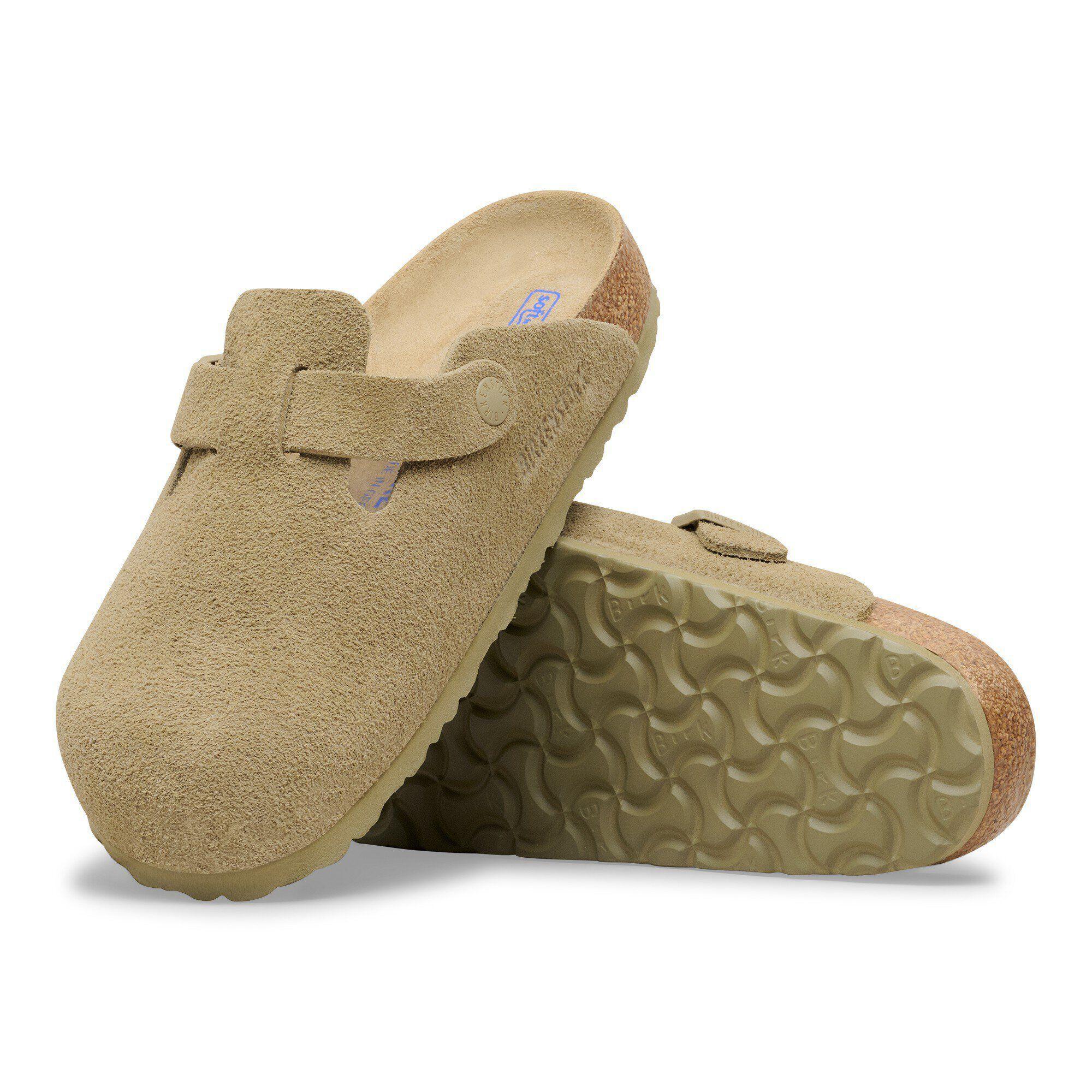 Boston Soft Footbed Suede Leather Faded Khaki Product Image