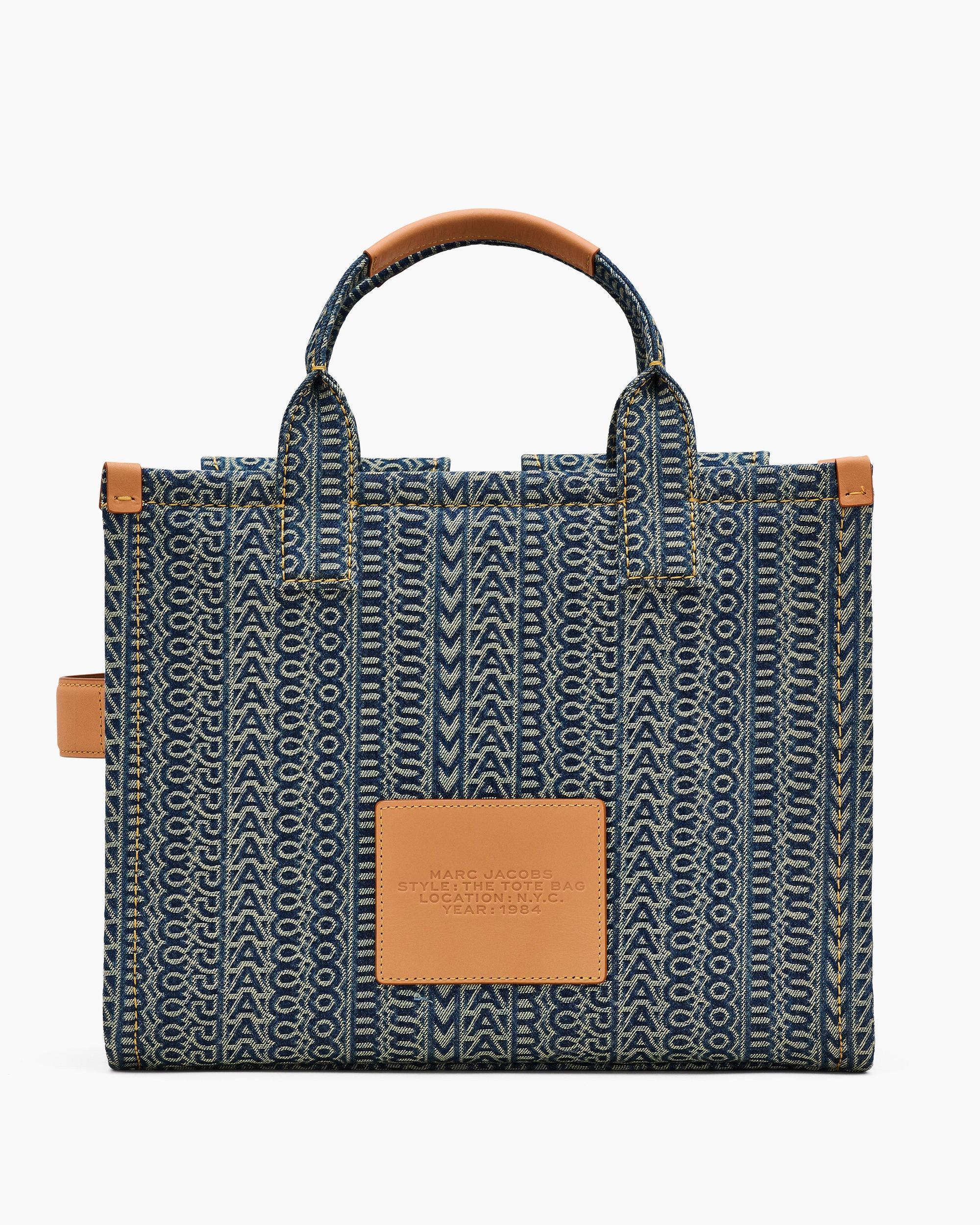 The Cargo Monogram Denim Medium Tote Bag Product Image