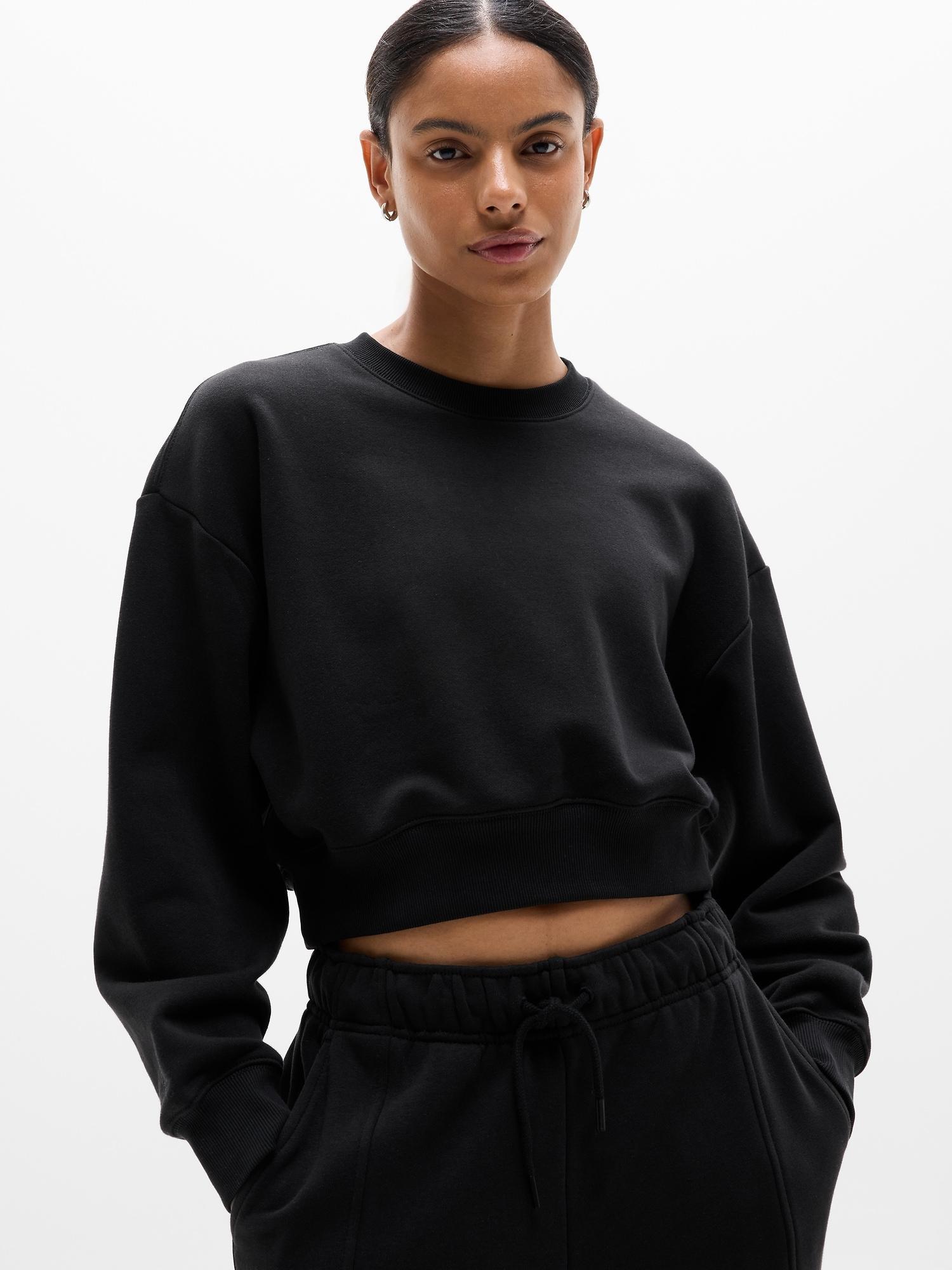 Heavyweight Terry Crop Crew Sweatshirt Product Image