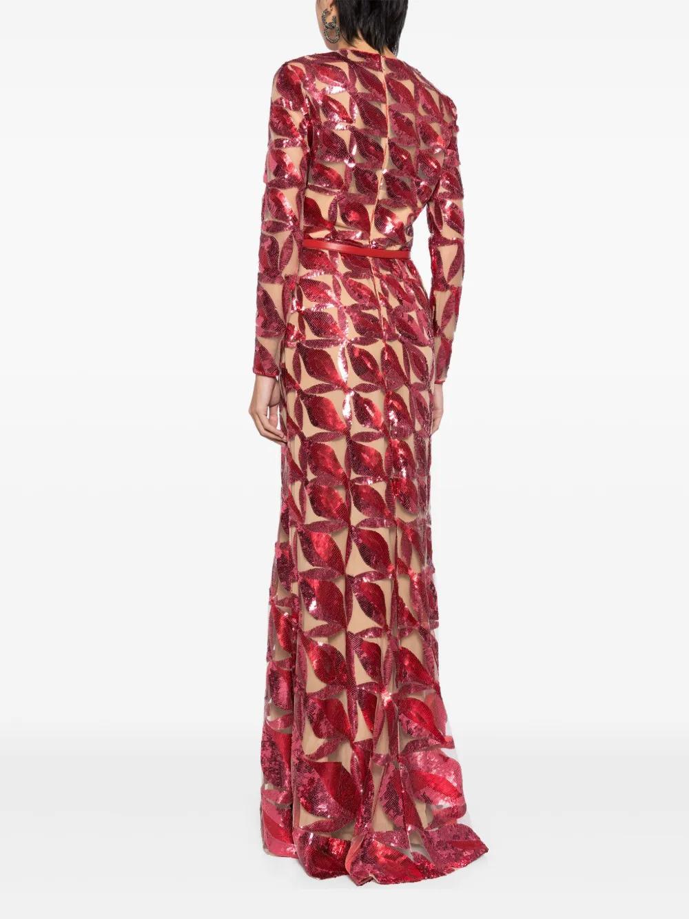 embroidered tulle dress Product Image