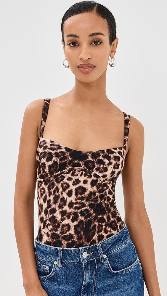 Good American Sweetheart Scuba Tank Bodysuit | Shopbop Product Image