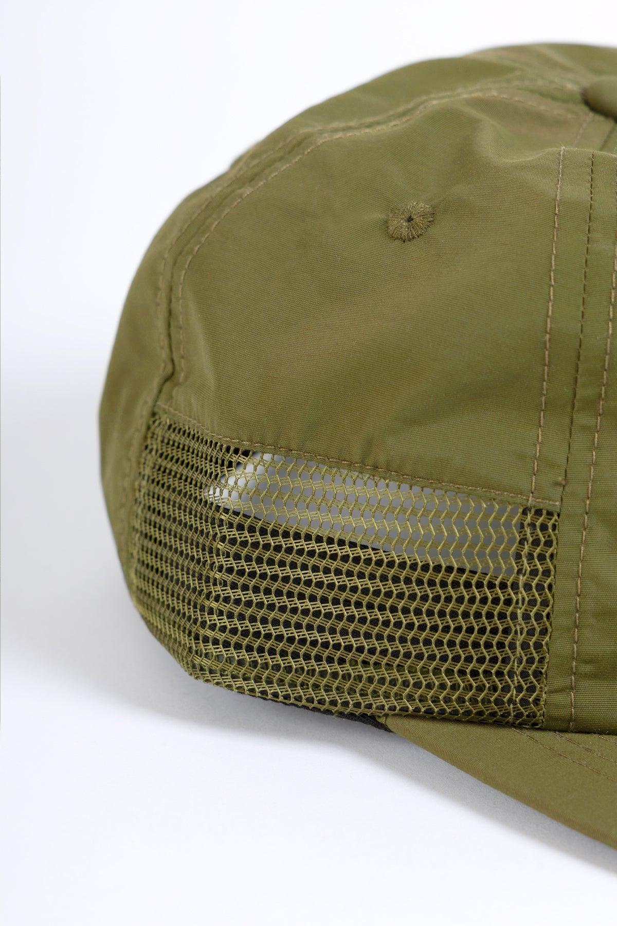 Power Goods - Perfect Nylon 6 Panel Mesh Cap - Olive Product Image