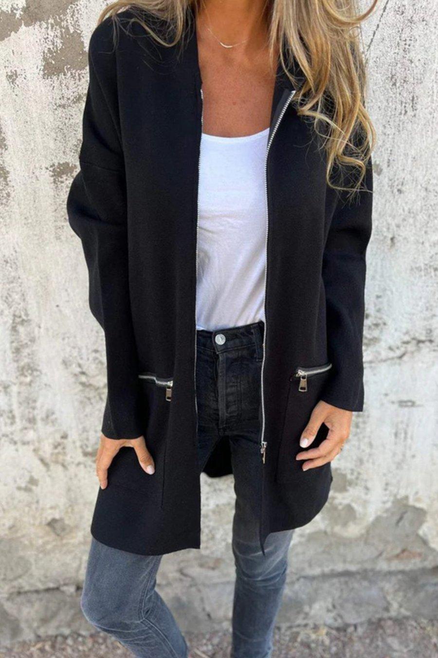 Suede Hooded Jacket Product Image