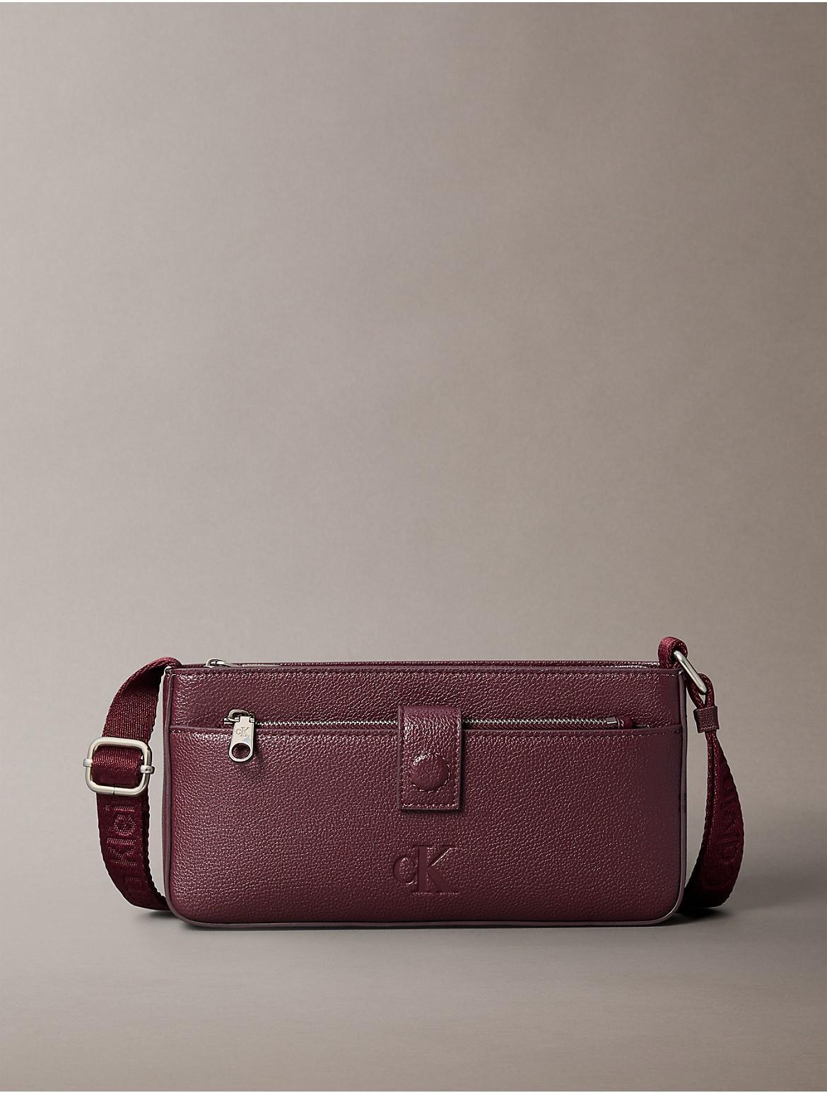 Calvin Klein Women's All Day Phone Zip Crossbody Bag - Grey Product Image