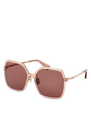 Mixed-Media Square Sunglasses Product Image
