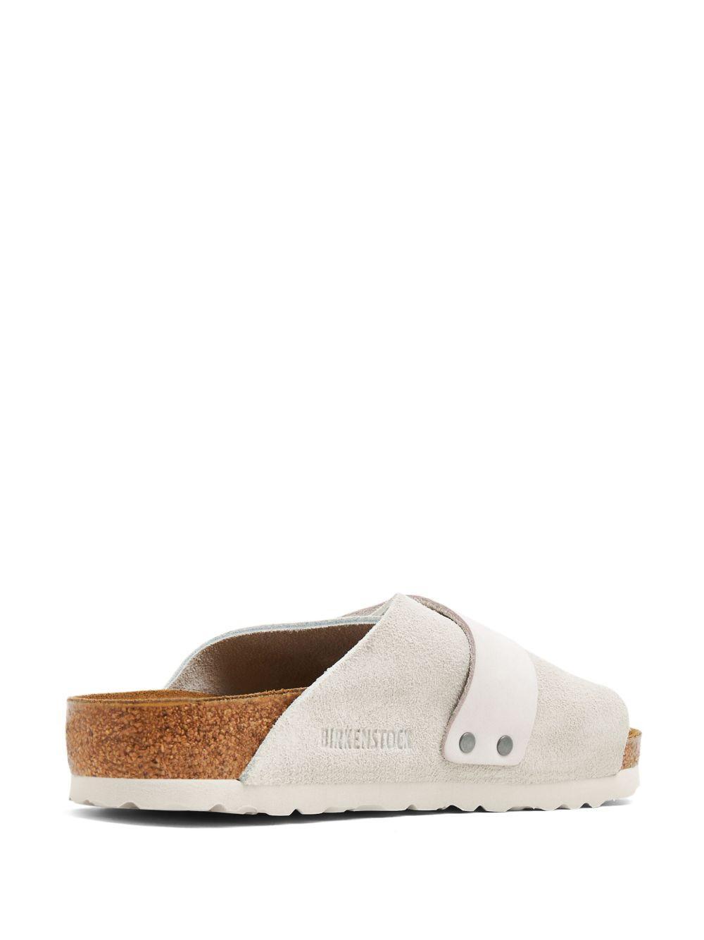 Kyoto suede touch-strap slides Product Image