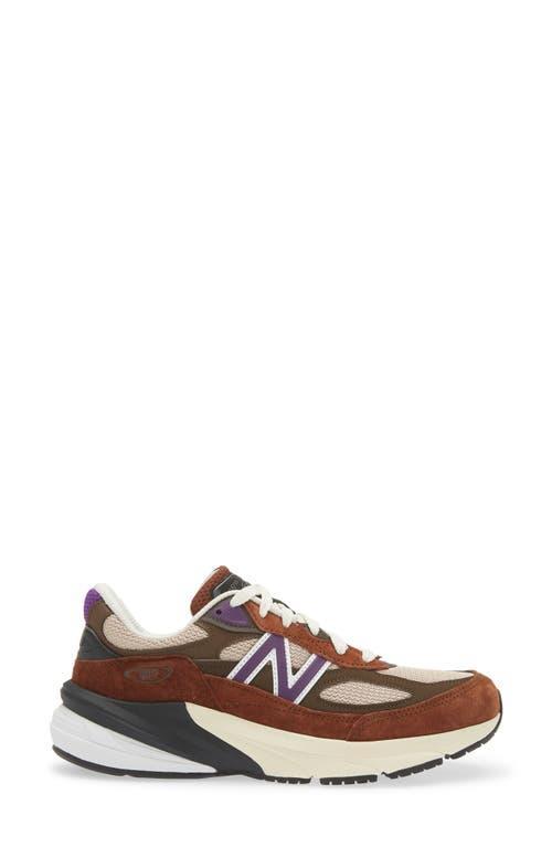 New Balance 990 v6 Core Running Shoe in Rich Oak/Cosmic Grape at Nordstrom, Size 12 Women's Product Image