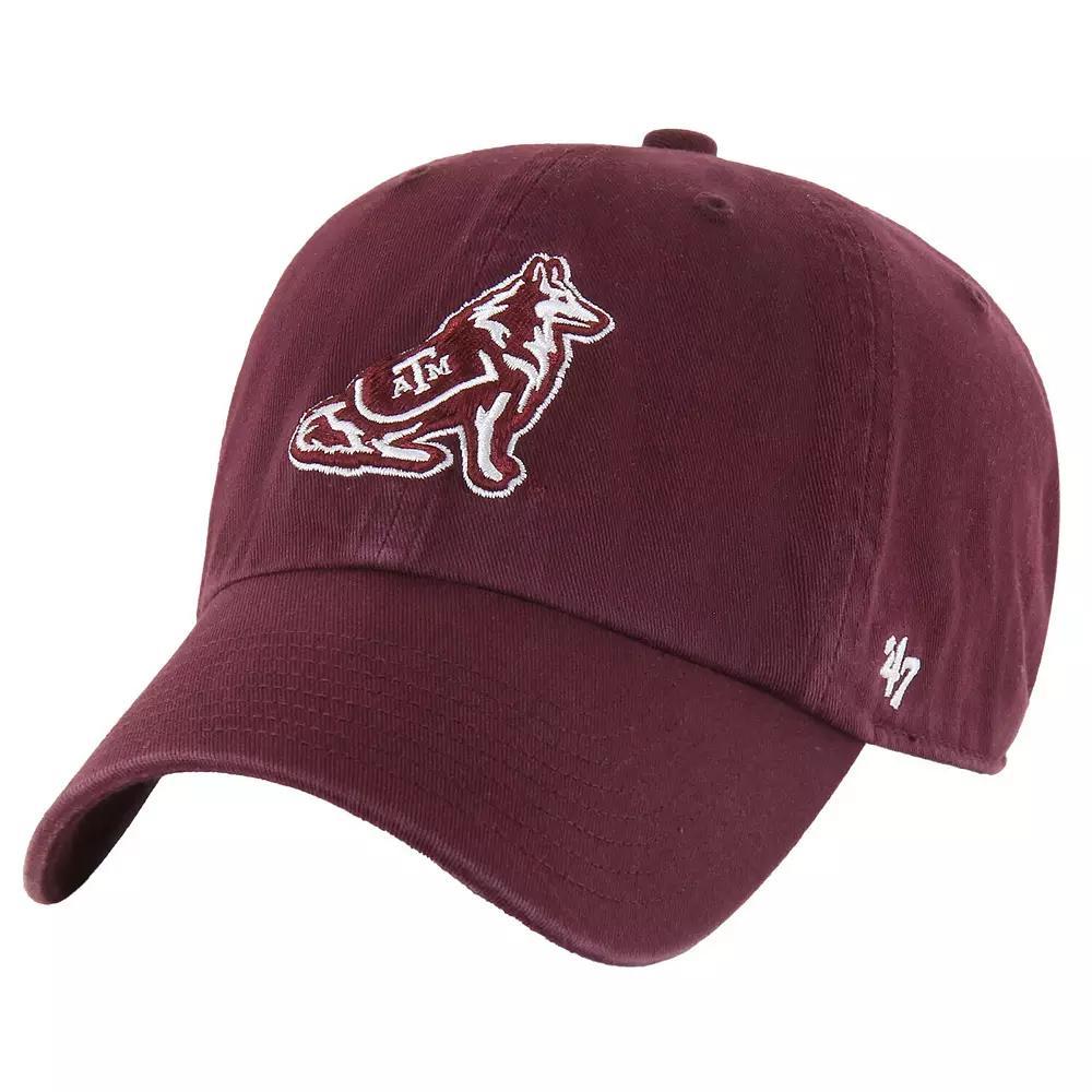 Men's '47 Maroon Texas A&M Aggies Clean Up Adjustable Hat, Red Product Image