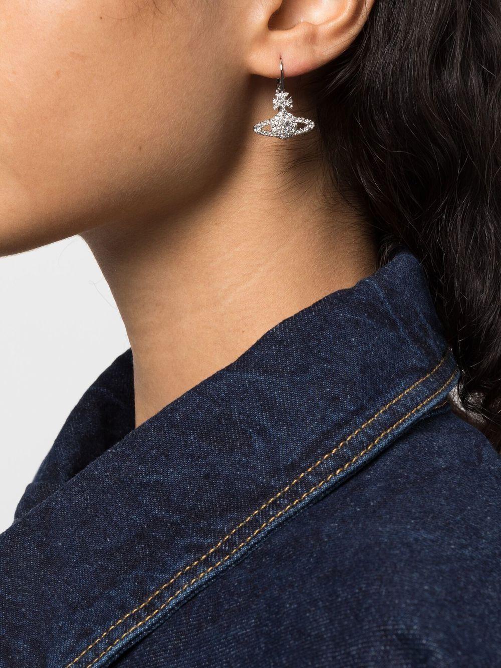 Grace Orb crystal drop earrings Product Image