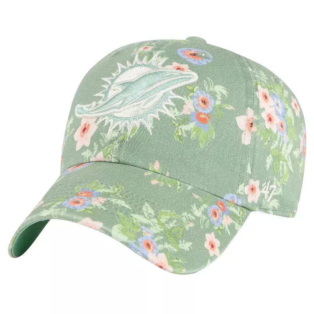 Women's '47  Green Miami Dolphins Meadow Garden Clean Up Adjustable Hat Product Image