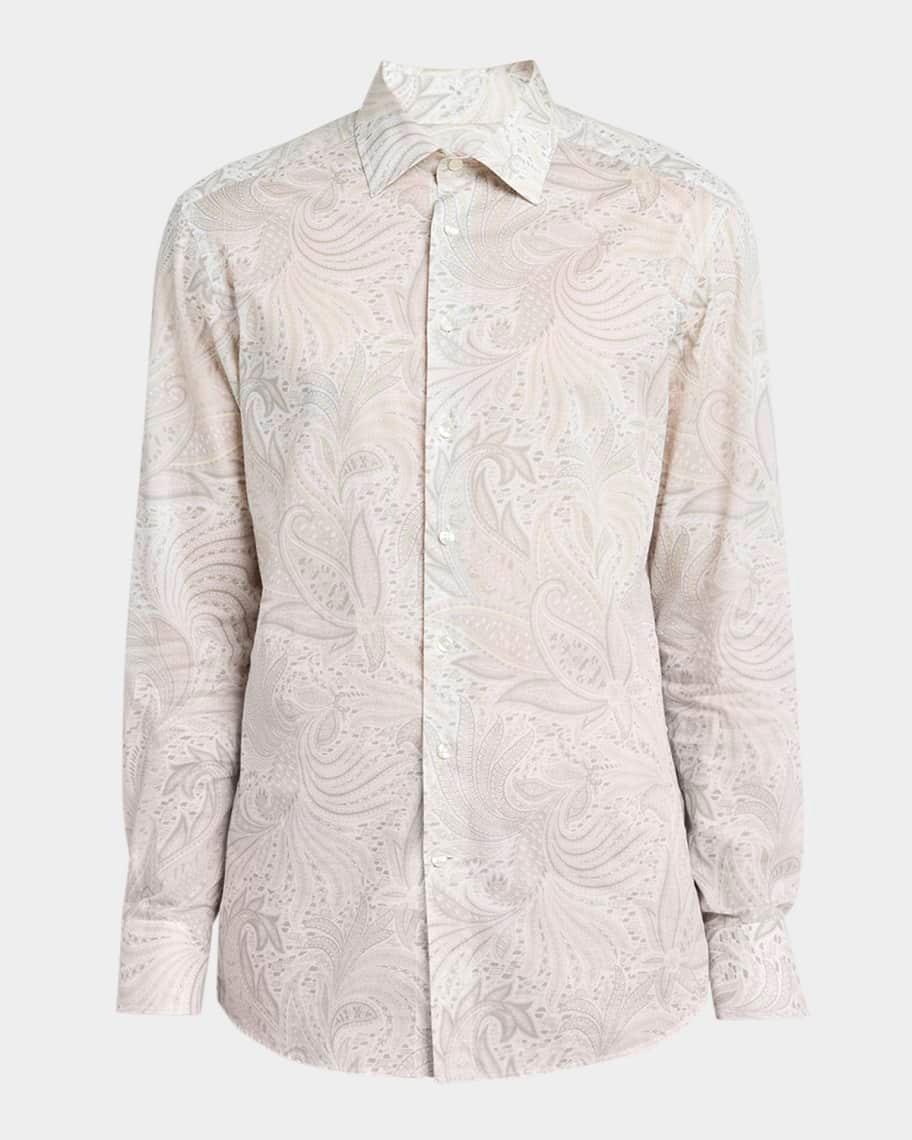 Mens Paisley Sport Shirt Product Image
