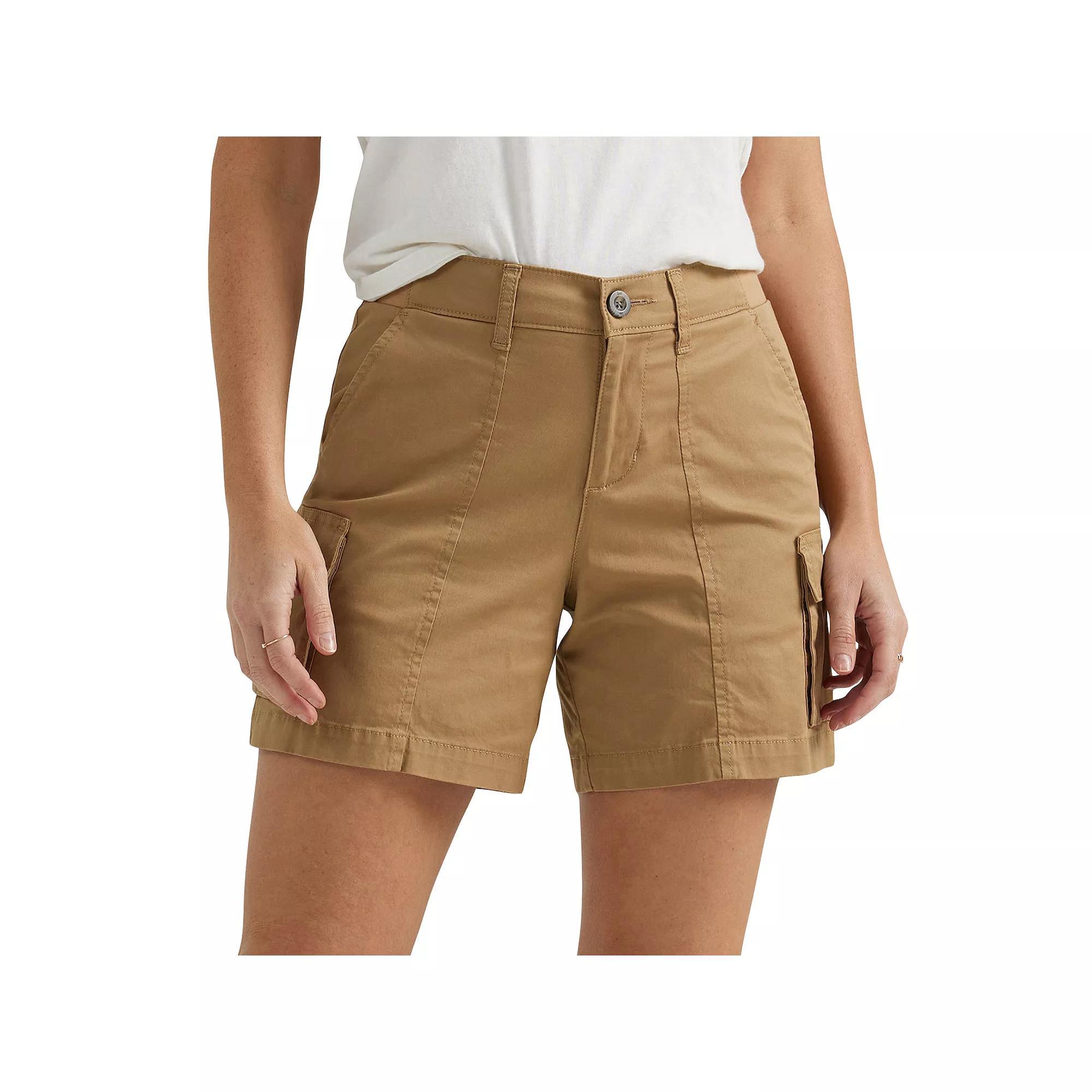 Women's Lee® Ultra Lux FLEX TO GO Cargo Shorts, Size: 12, Settler Product Image