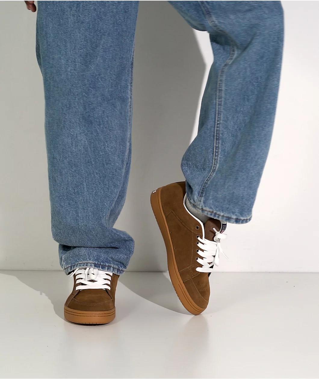 etnies Sal 23 Brown & Gum Skate Shoes Product Image
