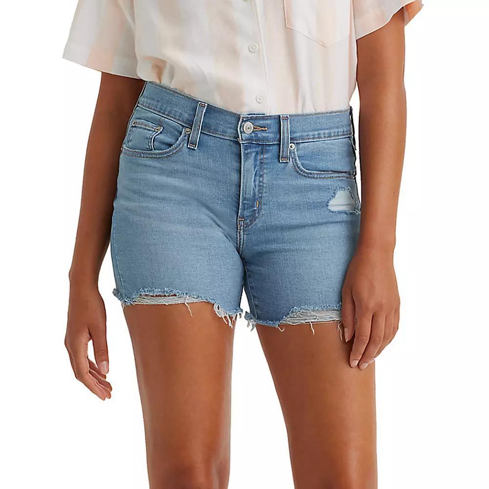 Women's Levi's® Mid-Length Jean Shorts, Size: 24(US 00)Medium, Im Just A Fan Product Image