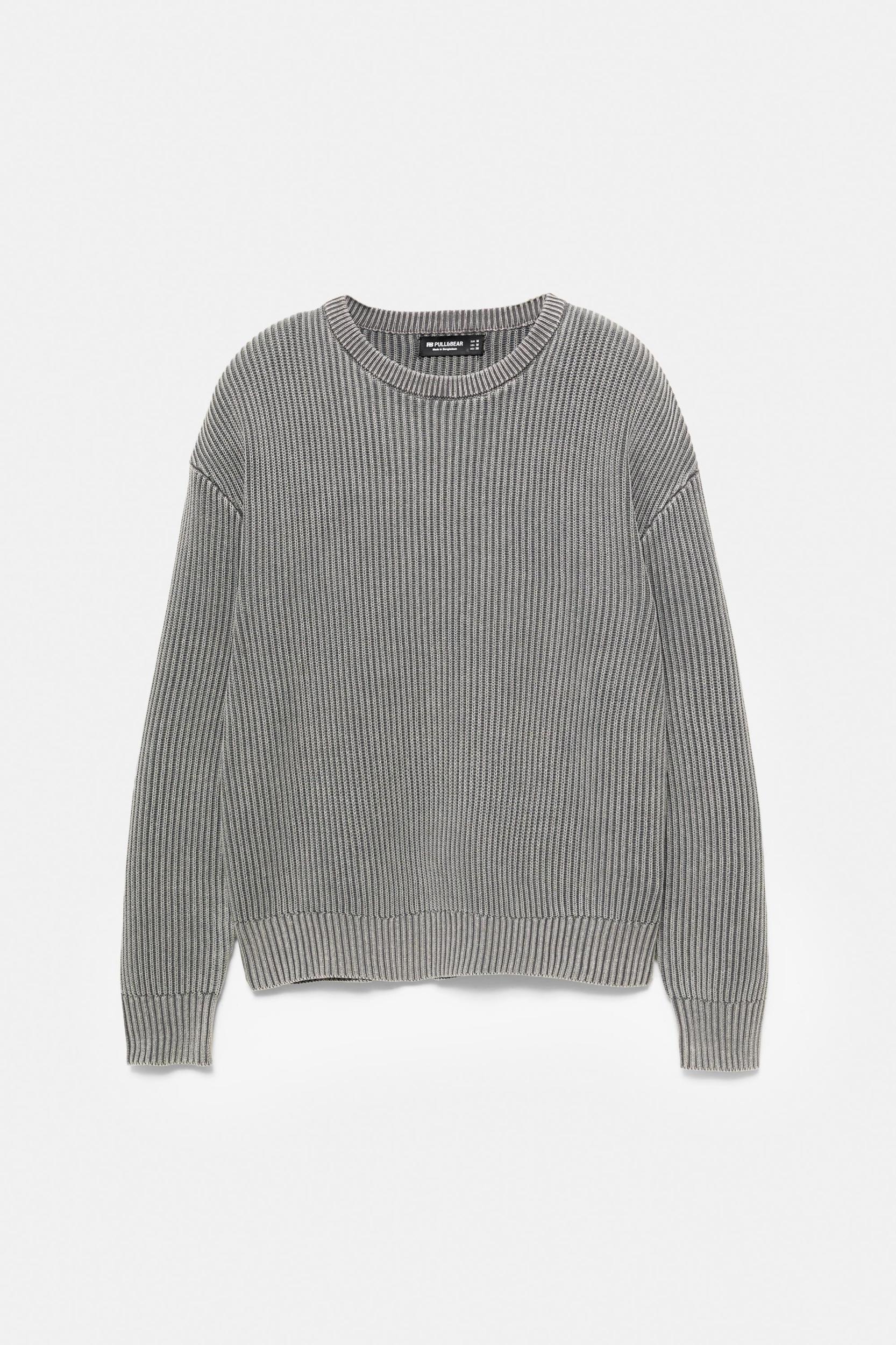 Acid wash knit jumper Product Image