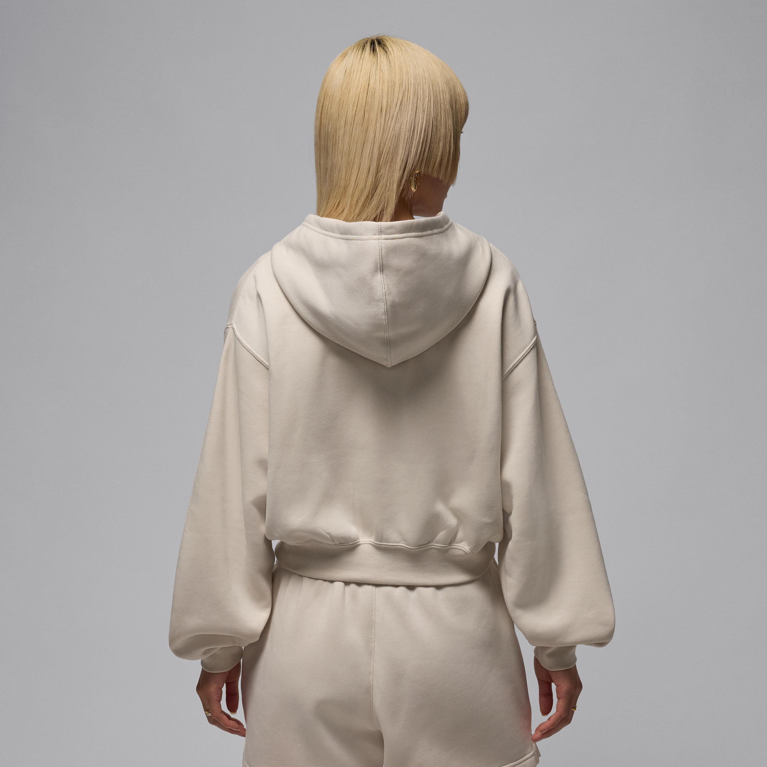 Jordan Brooklyn Fleece Women's Cropped Full-Zip Hoodie Product Image