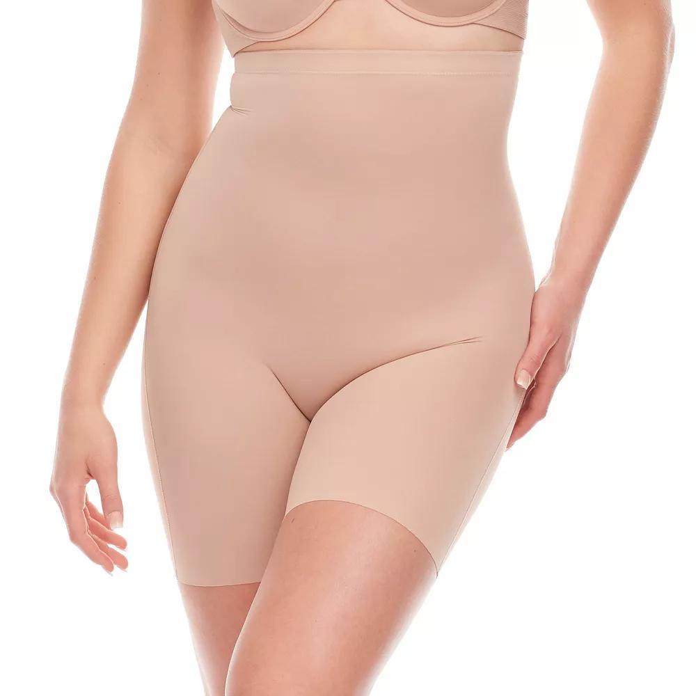 RED HOT by SPANX® Women's Moderate Control Shapewear Flawless Finish High-Waist Mid-Thigh 10240R, Size: 2XL, Neutral Product Image