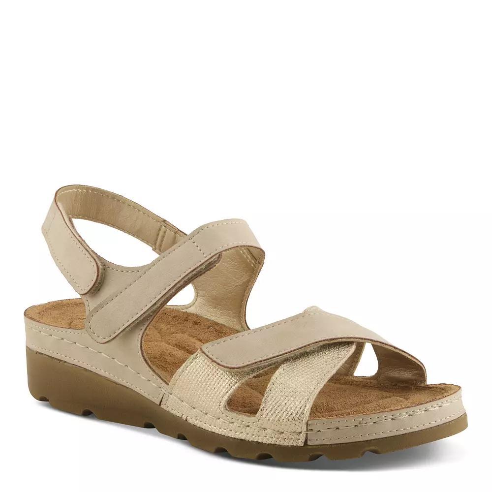 Flexus by Spring Step Orwell Women's Ankle Strap Sandals, Size: 40, Soft Gold Product Image