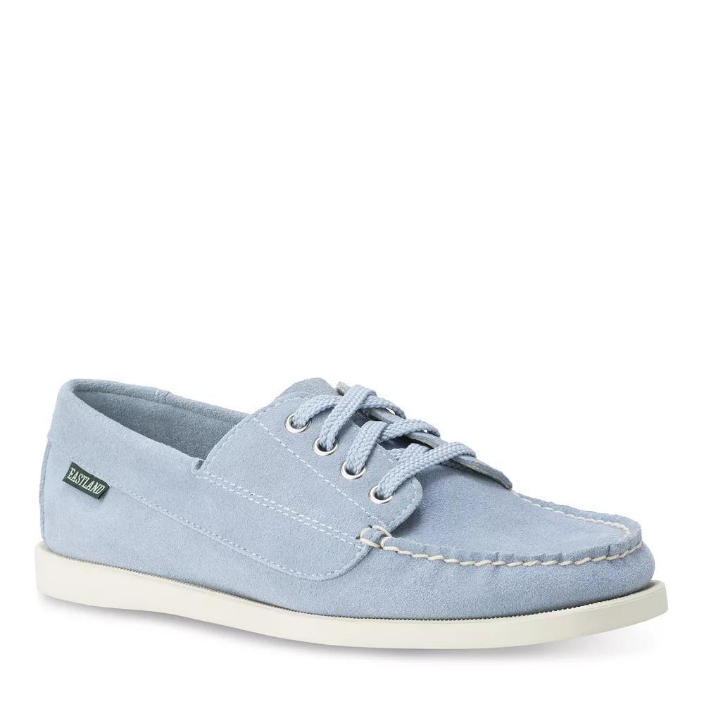 Eastland Falmouth Women's Camp Moc Oxfords, Size: 7, Blue Suede Product Image