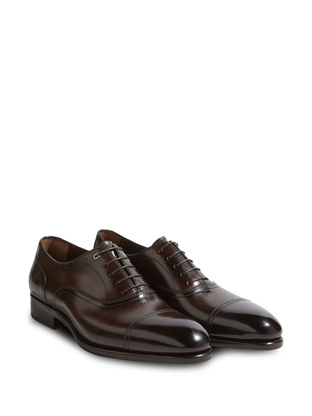 Gancini leather Oxford shoes Product Image