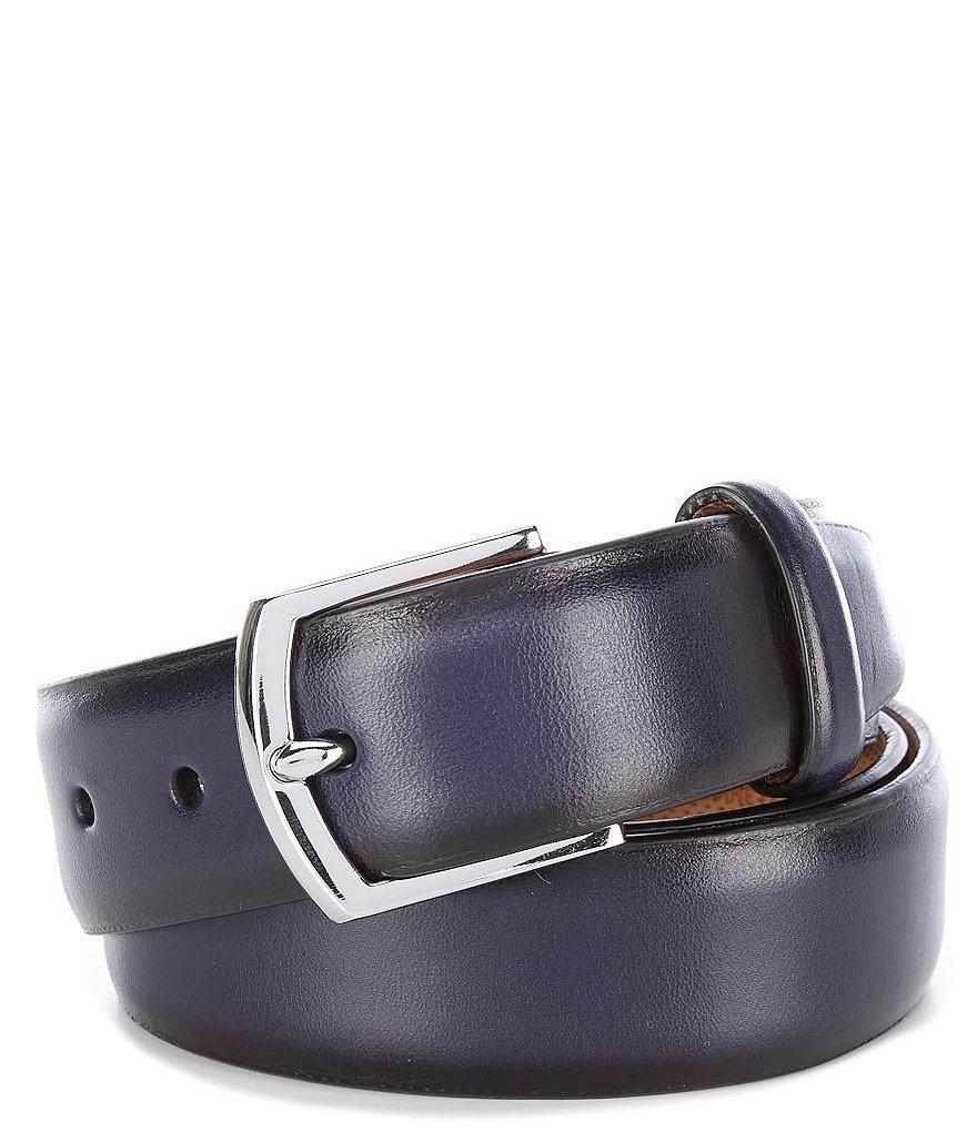 Cole Haan Mens Lewis Burnished Leather Belt Product Image