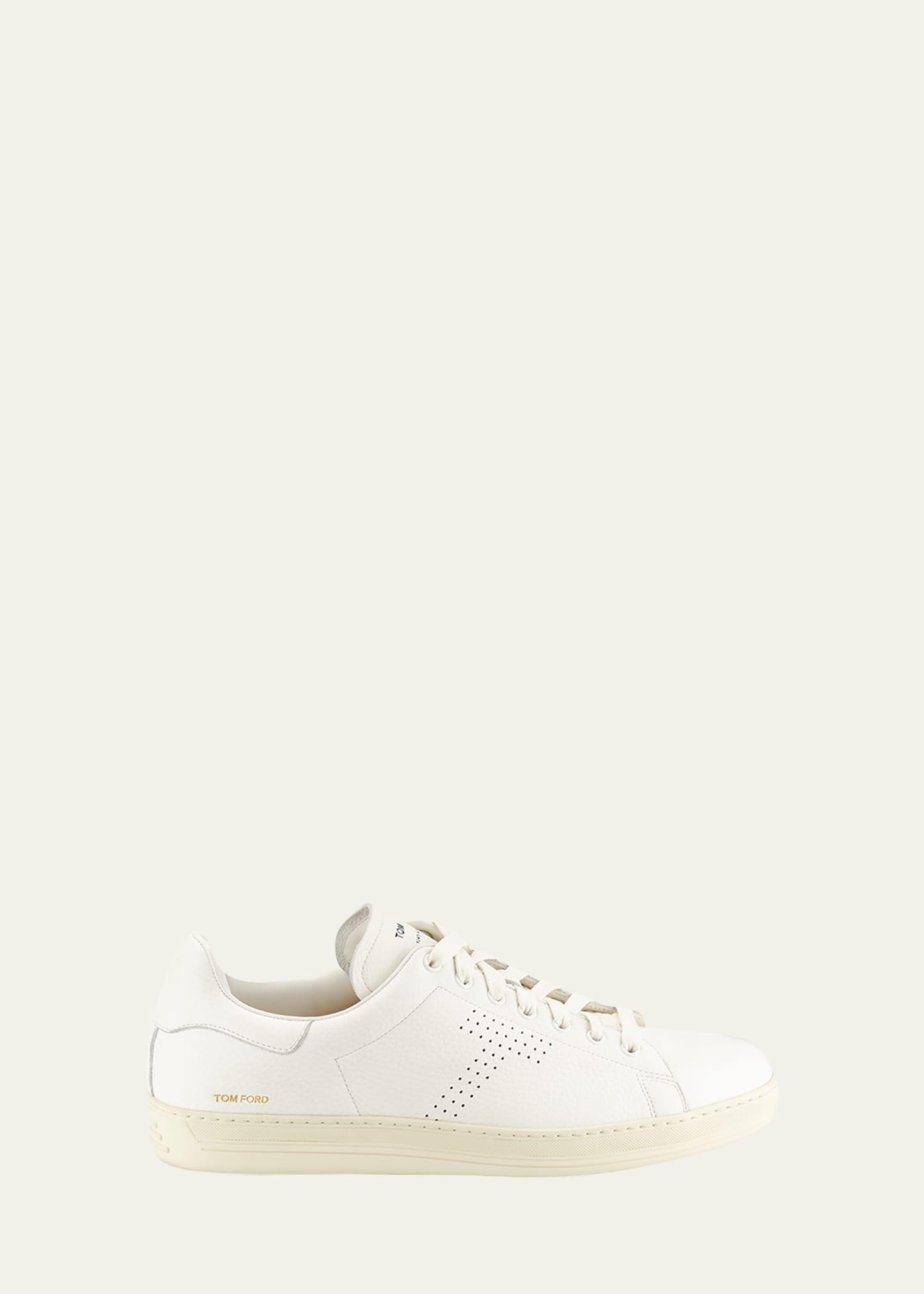 Mens Warwick Grained Leather Low-Top Sneakers Product Image