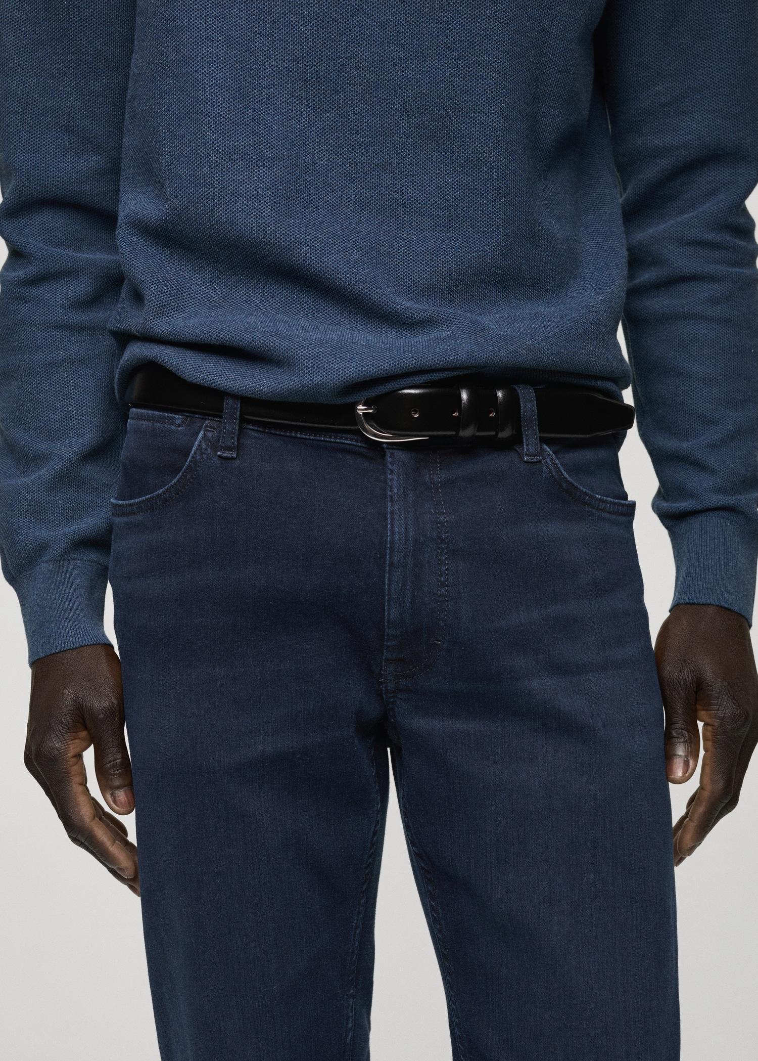 Slim fit Ultra Soft Touch Patrick jeans - Men | MANGO USA Product Image