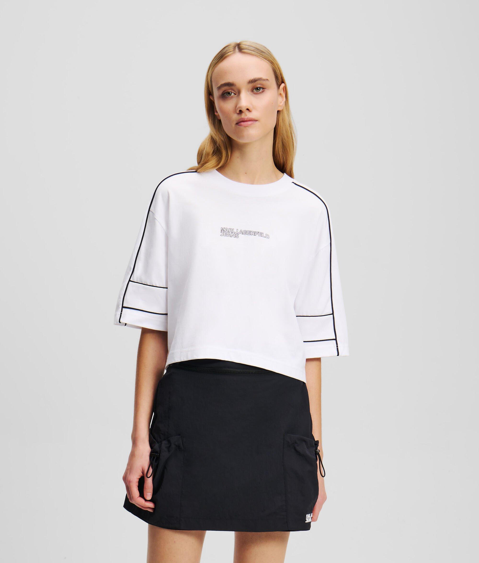 PIPING DETAIL T-SHIRT Product Image