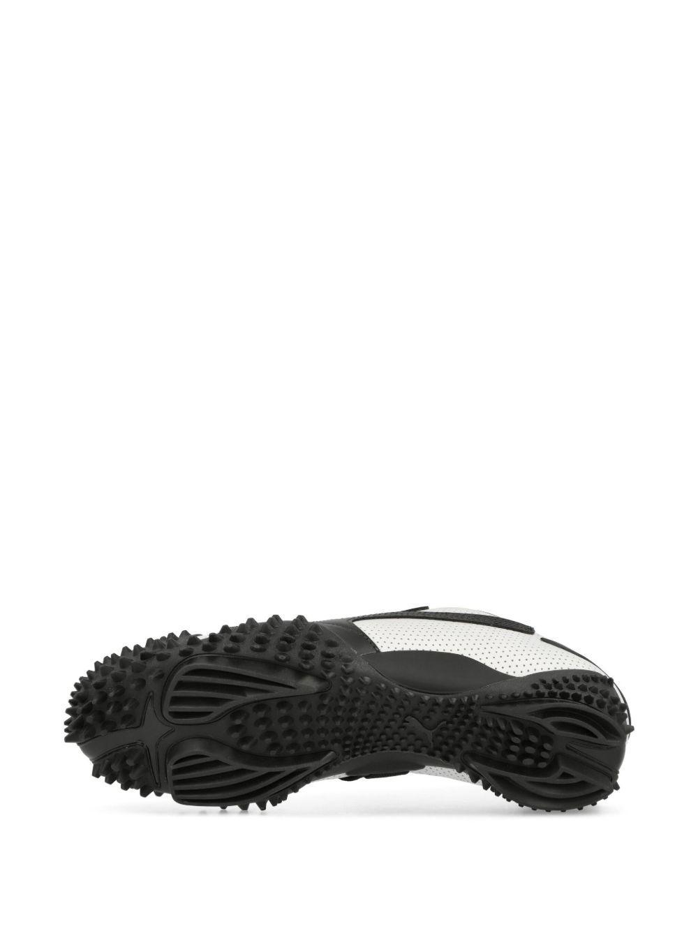 Mostro "Perforated Leather - White / Black" Product Image
