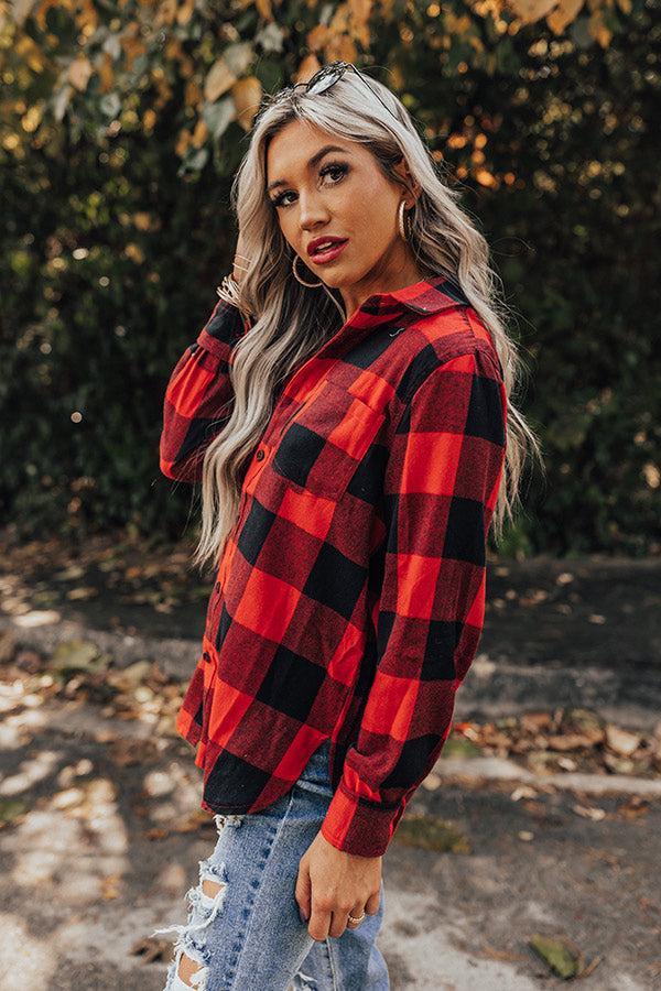 Colorado Cuddles Flannel In Red Product Image