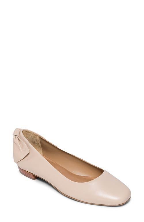 Womens Eloisa Leather Bow Flats Product Image