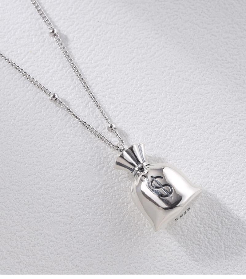 Money Bag Pendant Alloy Necklace Product Image