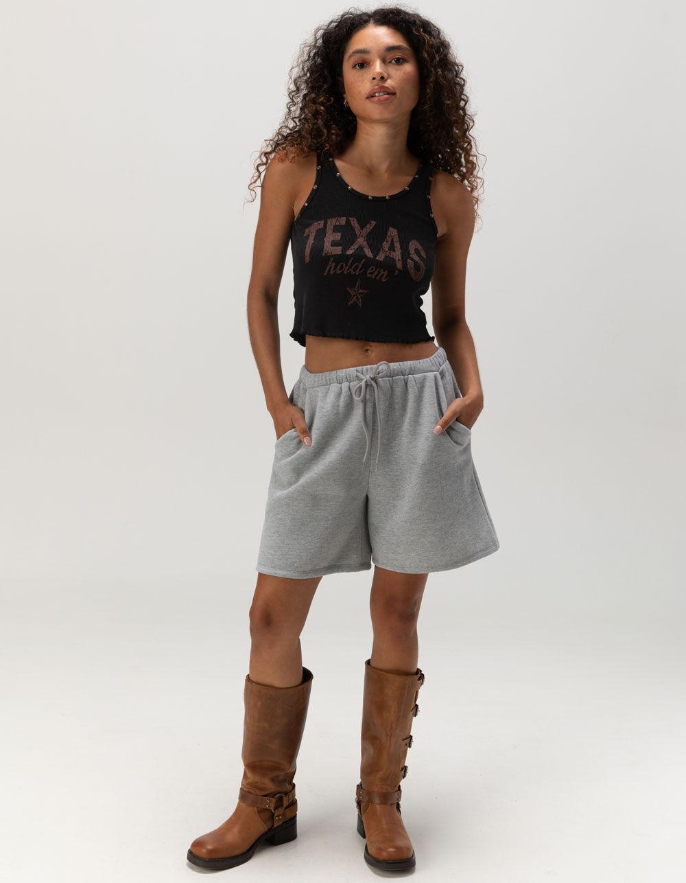 FULL TILT Texas Stud Womens Tank Top - BLACK Product Image