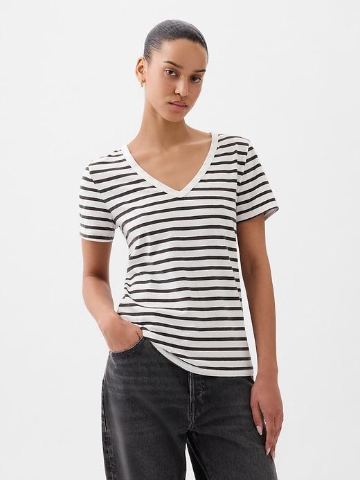 Organic Cotton VintageSoft V-Neck T-Shirt Product Image
